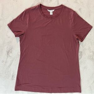 LIKE NEW Athleta Plum/Burgundy T-Shirt Size Large Tall